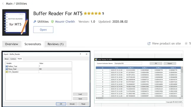 buffer reader mt4 mt5