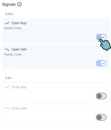 enable or disable a signal
